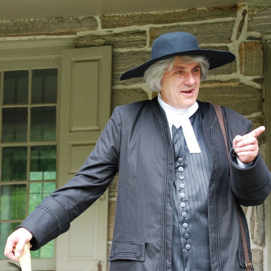 The manor's porch at Kingsessing