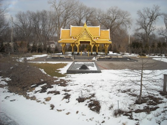 Thai pavillion Olbrich Botanical Garden Madison WI John Bartram Observations Kirk R. Brown