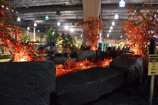 An horticultural lava flow Philadelphia Flower Show, Kirk R. Brown, John Bartram
